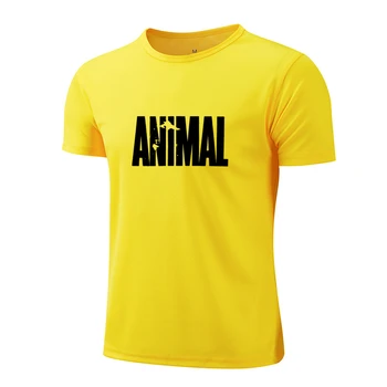 Быстросохнущая футболка для мужчин, занимающихся спортом, дышащая короткая футболка для мужчин, занимающихся в тренажерном зале, фитнесом, модной повседневной верхней одеждой