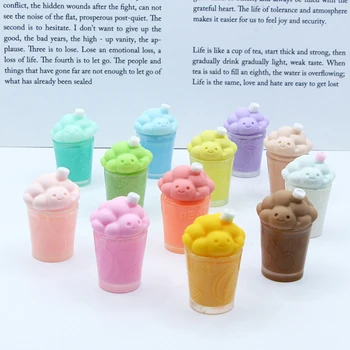 2ШТ Кукольный домик украшение сцены мини конфеты цвет светящееся облако соломенная чашка сцена съемки реквизита