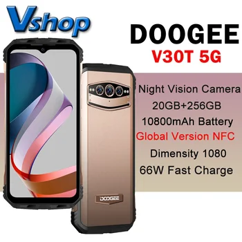 DOOGEE V30T 5G Прочный Телефон 108 Мп Ночного Видения 20 ГБ + 256 ГБ Смартфон 6,58 