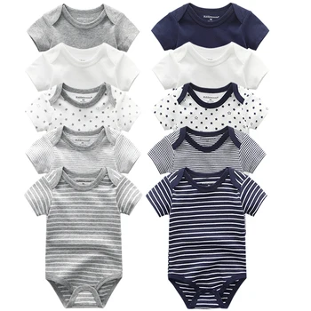 Лучшие комплекты детской одежды, комбинезон для новорожденных, хлопковая одежда с коротким рукавом для девочек и мальчиков, Комбинезон Roupas de bebe