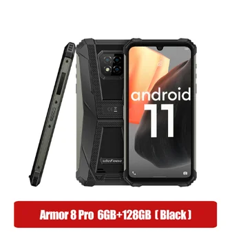 Ulefone Armor 8 Pro Android 11 Helio P60 Прочный Смартфон 6 ГБ + 128 ГБ NFC IP68 Водонепроницаемый Смартфон 5580 мАч 4G LTE Мобильный телефон