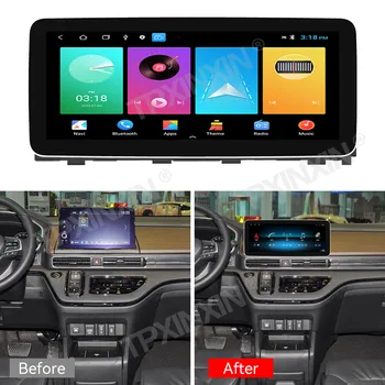 12,3-ДЮЙМОВЫЙ Экран Android 12,0 Для HONDA Odyssey 2022 Мультимедийный Плеер Авто Радио GPS Carplay 4G WiFi DSP Bluetooth Аксессуары