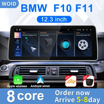 ID8 Для BMW 5 Серии F10 F11 F12 Android Авторадио Автомобильный Центральный Мультимедийный Плеер Интеллектуальный Экран Дисплея Carplay BT GPS Navi
