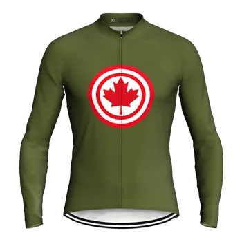 Уличная Мужская Велосипедная куртка из Канады, Свитер с длинным рукавом, топы для шоссейного велоспорта, Одежда для скоростного спуска, спортивный велосипед, Джерси, рубашка