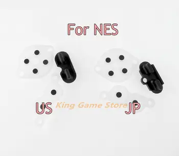 1 комплект для Nintendo NES Версия для США/ЕС JP, замена токопроводящих клейких резиновых прокладок для силиконовой резиновой кнопки NES Joy Pad