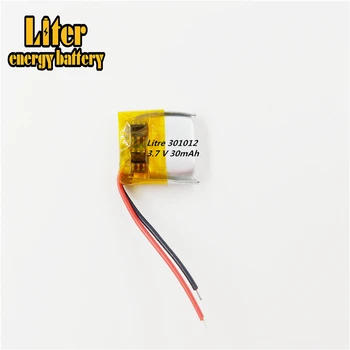 Полимерно-литиевая батарея 3,7 В 301012 30 мАч электронная настольная маленькая игрушка Bluetooth Светодиодная лампа