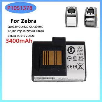 Оригинальный новый сменный аккумулятор P1051378 P1023901 для Zebra QLn220 QLn220HC QLn320 ZQ520 ZQ510 3400 мАч подлинный Аккумулятор