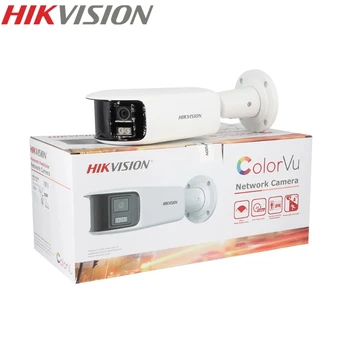 Полноцветная IP-камера HIKVISION DS-2CD2T87G2P-LSU/SL с разрешением 180 градусов, 8-Мегапиксельная IP-камера с поддержкой PoE ONVIF