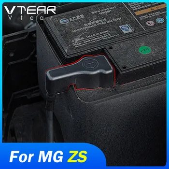 Крышка отрицательного электрода Vtear, Пылезащитный полюсный вывод, Водонепроницаемые Защитные чехлы, аксессуары из ABS, аккумулятор двигателя для MG ZS