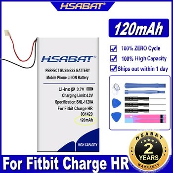 Аккумулятор HSABAT CPP-591 емкостью 120 мАч для аккумуляторов Fitbit Charge HR LSSP031420AB