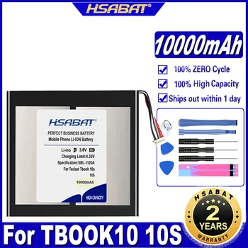 Аккумулятор HSABAT Tbook 10s 10000mAh для Teclast Tbook 10s Tablet PC Tbook10s 5 линий + Разъемные Батареи