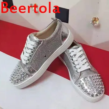 2021 Beertola Новые мужские кроссовки с плоской подошвой, повседневные шипы, мужские уличные спортивные модные модели, вулканизированная обувь Унисекс