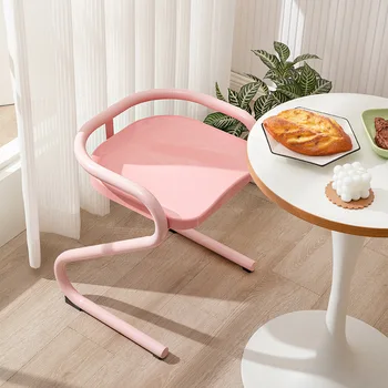 Обеденный стул для отдыха, современный скандинавский Простой туалетный стул, Ресторанные железные стулья для кухни cadeira мебель для дома HY