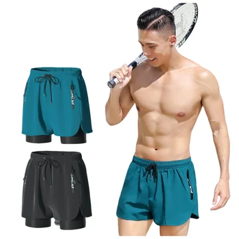 Мужские плавки, свободный быстросохнущий комплект купальников, пляжные шорты для плавания на горячих источниках
