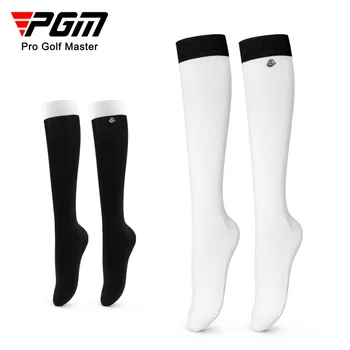 Женские высокие носки PGM Golf, Мягкие эластичные тонкие высокие утолщенные спортивные носки WZ022
