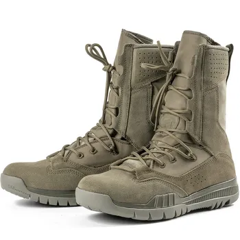 2023 Военные ботильоны, мужские уличные замшевые тактические боевые мужские ботинки, армейские охотничьи рабочие ботинки для мужчин, повседневная обувь