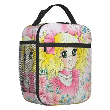 Candy Candice, изолированная сумка для ланча для женщин, портативный Японский кулер для аниме и манги, термобокс для Бенто, Школьная коробка для детей
