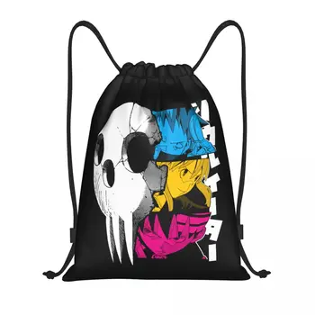 Рюкзак Shinigami Soul Eater на шнурке, Женский Мужской рюкзак для спортзала, складной рюкзак для тренировок в стиле аниме Манга Death, сумка для тренировок