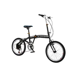 20-дюймовый Складной Велосипед с регулируемой скоростью Для взрослых, мужчин И женщин, Портативный велосипед с двойным V-образным тормозом из углеродистой стали
