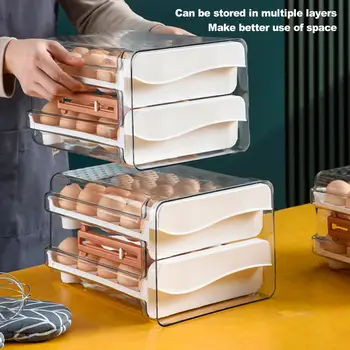 Сохраняйте свежесть Многоразовый ящик для хранения яиц Кухонный контейнер для еды Инструмент для ежедневного использования