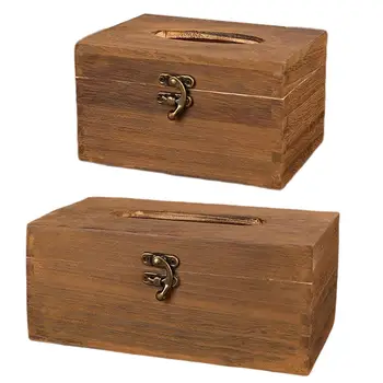 Ретро-шикарная коробка для салфеток для лица, коробка для хранения, диспенсер для украшения кафе