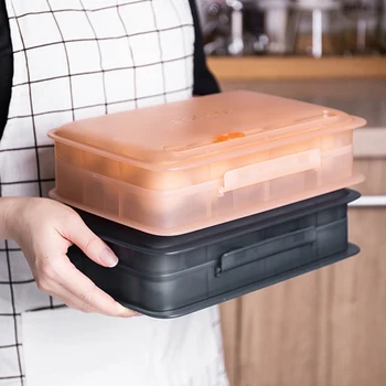 Ящик для хранения посуды Холодильник Ящик для хранения свежих яиц Отделение с крышкой Ящик для яиц Современный Минималистичный Пластиковый ящик для хранения