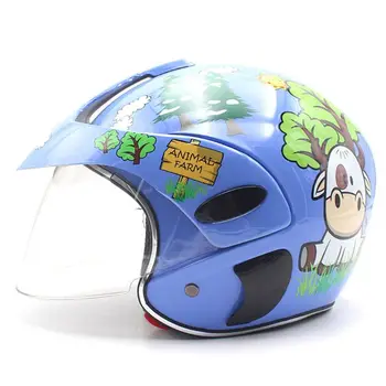 Всесезонная защита головы Летний детский шлем Мотоциклетная защитная кепка Электромобиль Мультяшный Милый детский защитный шлем