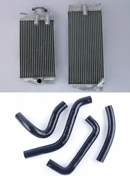 НОВЫЙ алюминиевый радиатор + силиконовый шланг для SUZUKI RMZ450 RMZ-450 2005 RMZ 450 05