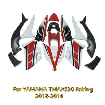 Комплект Мотоциклетных Обтекателей Для Yamaha TMAX530 Tmax 530 2012 2013 2014 t-max T-MAX530 12 13 14 Moto Cover Черный, Красный