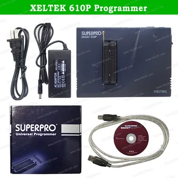 Универсальный программатор XELTEK SuperPro 610P с 48 универсальными пин-драйверами, интерфейсом USB, высокоскоростным программатором-писателем