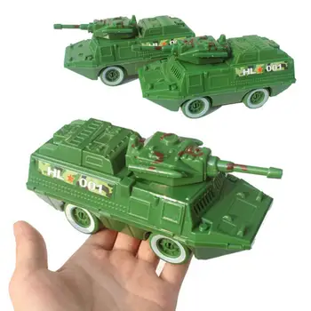 Военный бронированный автомобиль, 2 шт., модель автомобильного танка, Игрушка, Миниатюрный Аксессуар для ландшафта