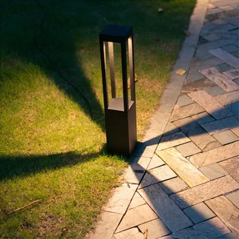 7 Вт COB СВЕТОДИОДНЫЙ светильник для газона Наружный водонепроницаемый алюминиевый светильник для газона Ландшафтный общественный сад Внутренний двор виллы Уличные квадратные фонари