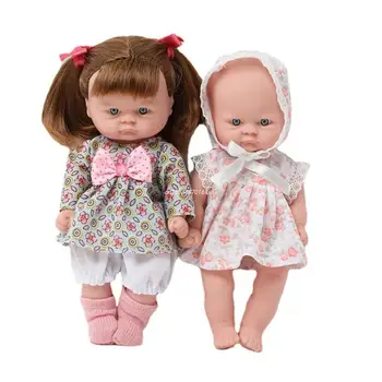 20 см мягкая игрушка реалистичная девочка для куклы с открытыми глазами, обучающие коллекции бутиков, прямая поставка для детских вечеринок
