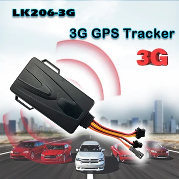 3G WCDMA GPS трекер LK206-3G Голосовой монитор Сверхширокого рабочего напряжения ACC обнаружение противоугонной защиты Дистанционное отключение и возобновление подачи масла
