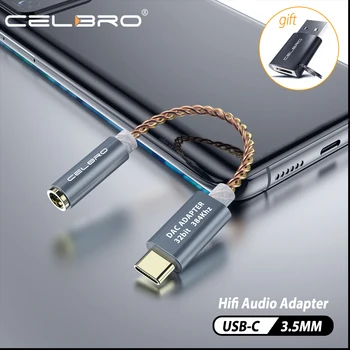 Usb Type C До 3,5 мм HIFI USB DAC Hi-Res Адаптер Усилителя Наушников Aux Аудиокабель для Samsung galaxy s21 ultra/plus note 20 10