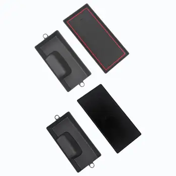 Лоток-органайзер для автомобильной приборной панели с нескользящим ковриком за экраном черного цвета