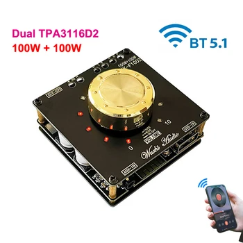 100 Вт + 100 Вт TPA3116D2 Bluetooth Аудио Плата Усилителя Мощности Стерео Hi-Fi Класса D Цифровой TPA3116 USB Усилитель Звуковой Карты