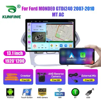 13,1-дюймовый Автомобильный Радиоприемник Для Ford MONDEO GTDi240 2007-10 Автомобильный DVD GPS Навигация Стерео Carplay 2 Din Центральный Мультимедийный Android Auto
