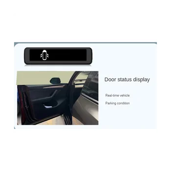Автомобильный HUD Измеритель Воздушного Кода Приборной Панели Цифровой Интеллектуальный Датчик Head Up Display для Автомобильных Аксессуаров Tesla Model 3 Model Y