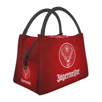 Сменные ланч-боксы с логотипом Jagermeister для женщин, Герметичный термоохладитель, сумка для ланча с пищевой изоляцией, Дорожный Рабочий контейнер Pinic