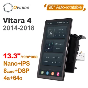 1920*1080 Ownice Android 10,0 для Suzuki Vitara 4 2014-2018 Автомобильный Радиоприемник Авто Мультимедиа Видео Аудио головное устройство 13,3 