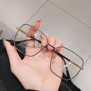 Модные очки с Защитой от синего света Для Мужчин и Женщин С Плоскими линзами Для защиты От радиации Новые Очки Могут сочетаться с Очками для Близорукости