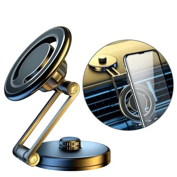 Магнитное Крепление Для Автомобильного Телефона iPhone 14 13 12 Pro Max Mini Универсальный Магнитный Автомобильный Держатель Мобильного Телефона GPS Кронштейн для Magsafe