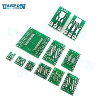 10ШТ SOT23 MSOP10 SOP-10 UMAX к Печатной Плате DIP10 Transfer Board DIP Pin Адаптер Шага Платы