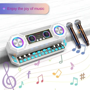 Беспроводная певческая сеть Популярная звуковая карта для прямой трансляции Аудио Встроенная машина Портативное аудио Bluetooth