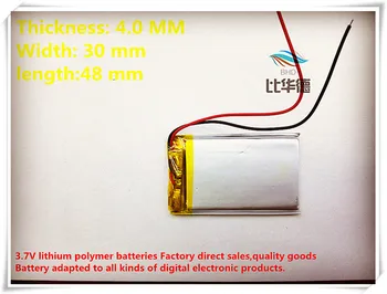 Аккумулятор 3,7 В 043048, литий-ионный полимерный аккумулятор емкостью 600 мАч, качественные товары центра сертификации CE FCC ROHS
