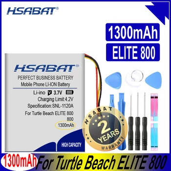HSABAT Beach ELITE 800 1300 мАч Литий-Полимерная Аккумуляторная Батарея для Гарнитуры Turtle Beach ELITE 800 ELITE 700