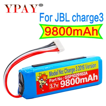 Аккумулятор большой емкости Charge 3 емкостью 9800 мАч версии 2016 для JBL Charge 3 версии 2016 GSP1029102A Бесплатная доставка